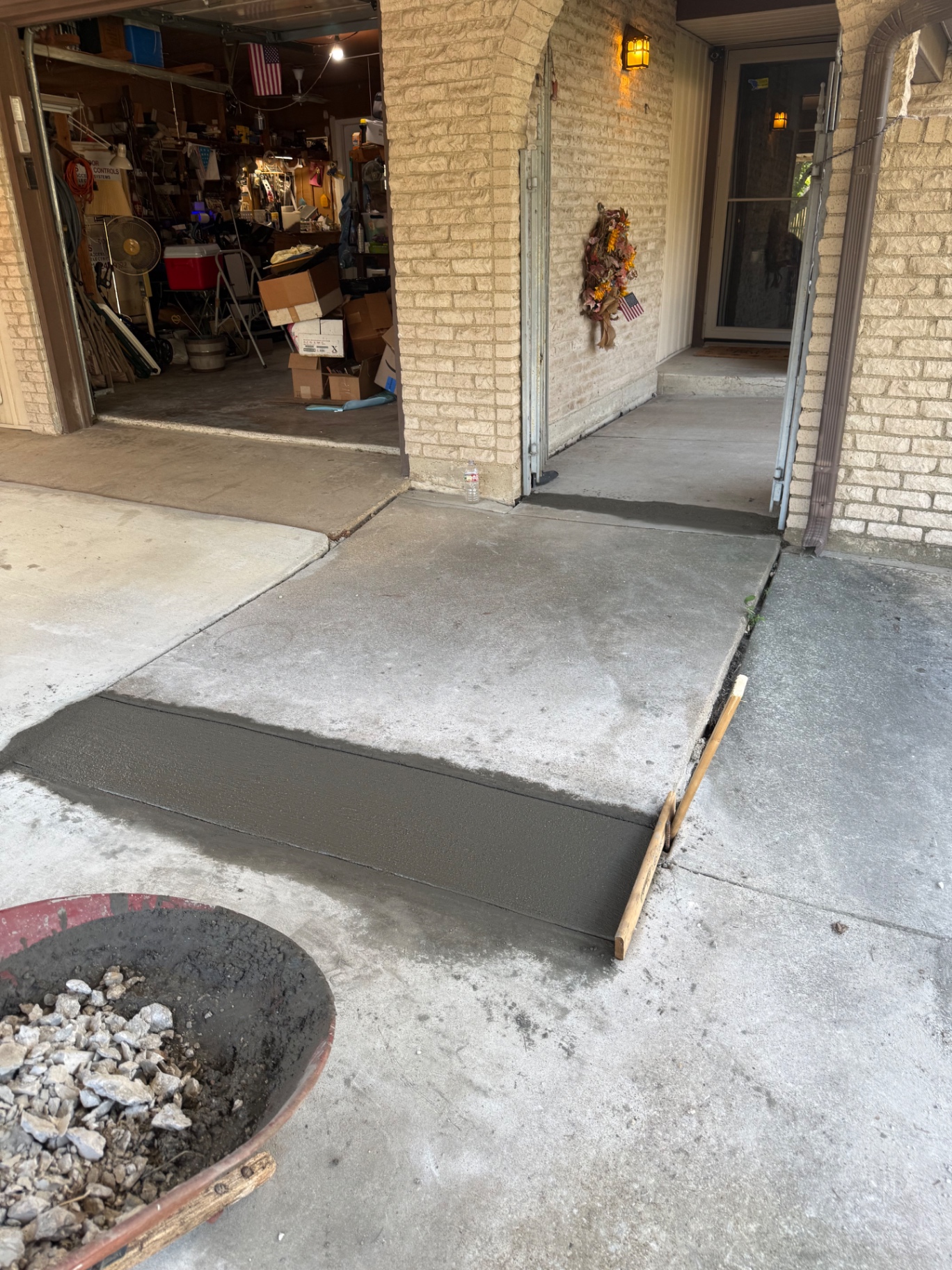 Concrete Entry Repair after