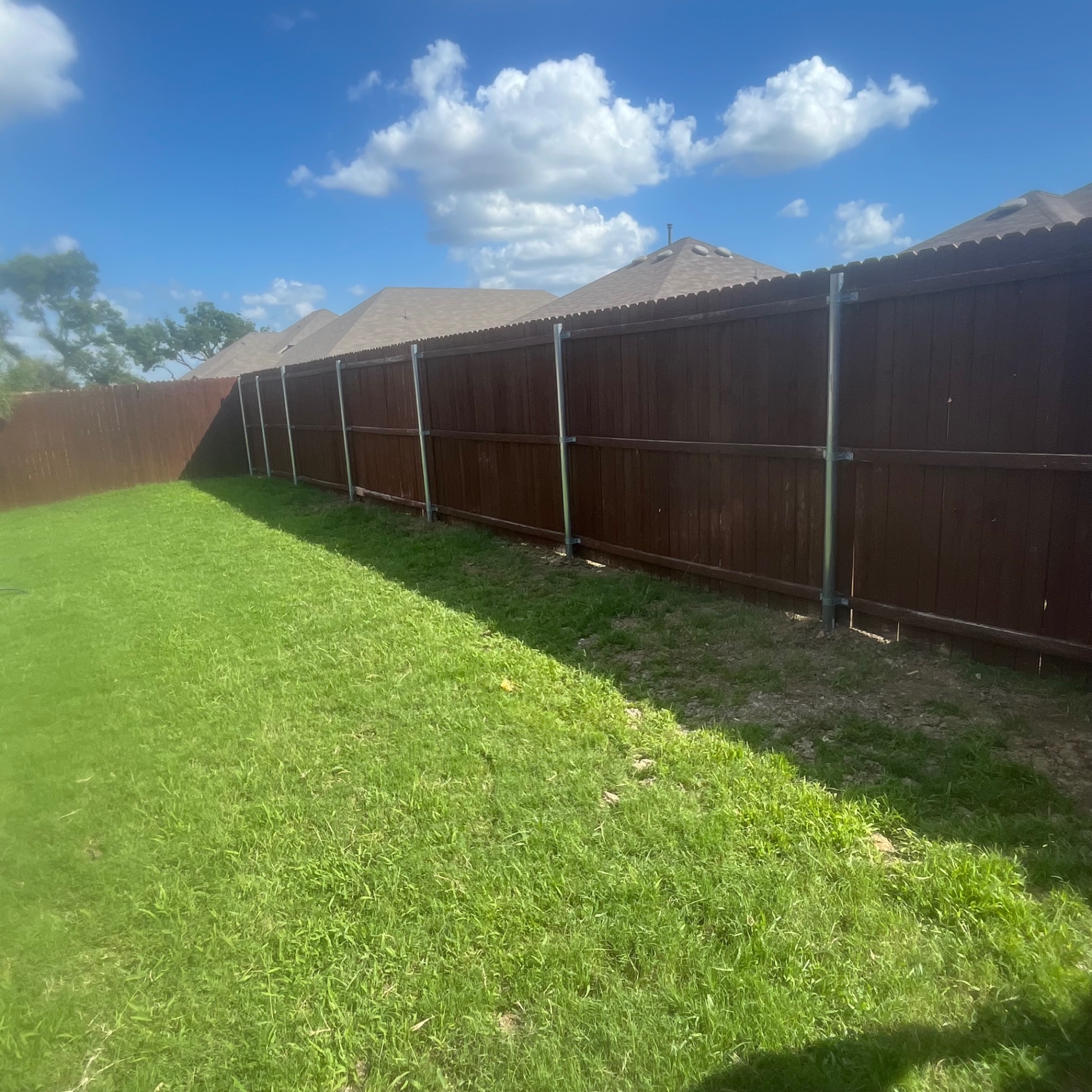 Fence Rebuild & Stain after