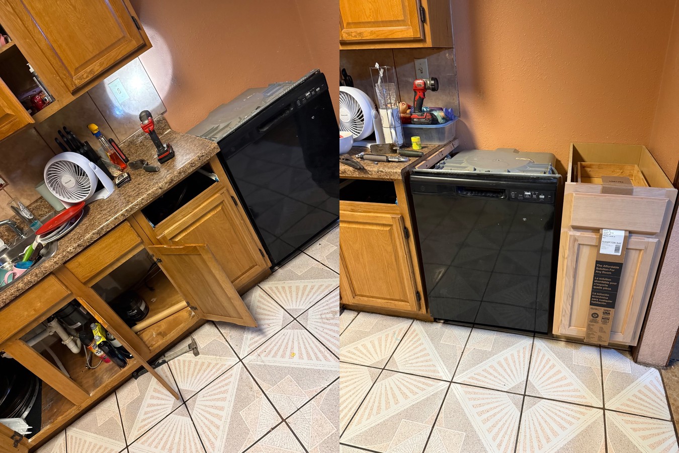 Dishwasher Install after