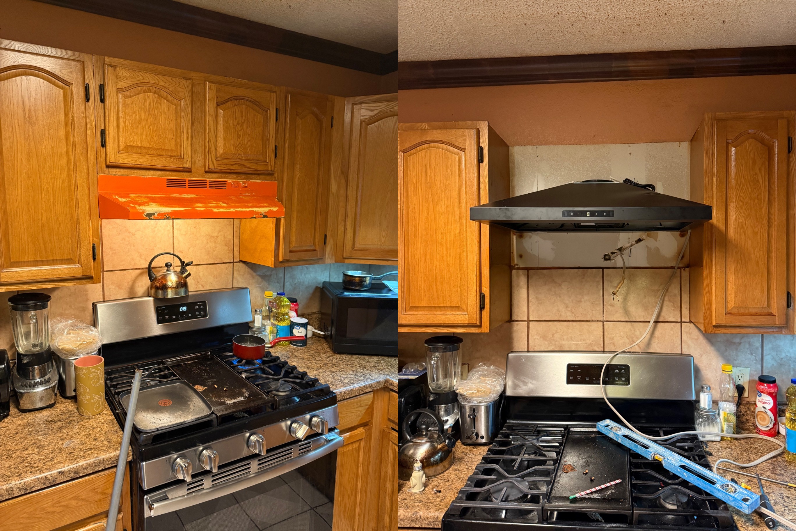 Range Hood Replacement after